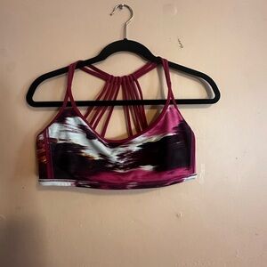 lululemon athletica Pink and Black Camisole